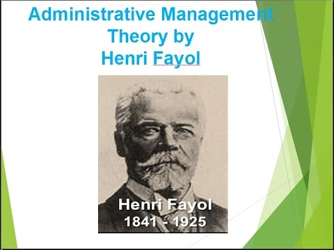 Henri Fayol Management Theory Pdf